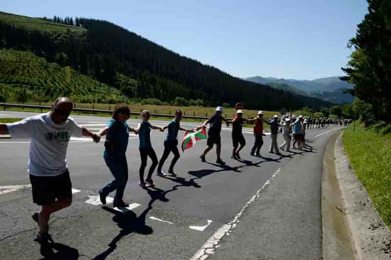 Chaîne humaine pour l'indépendance du Pays basque
