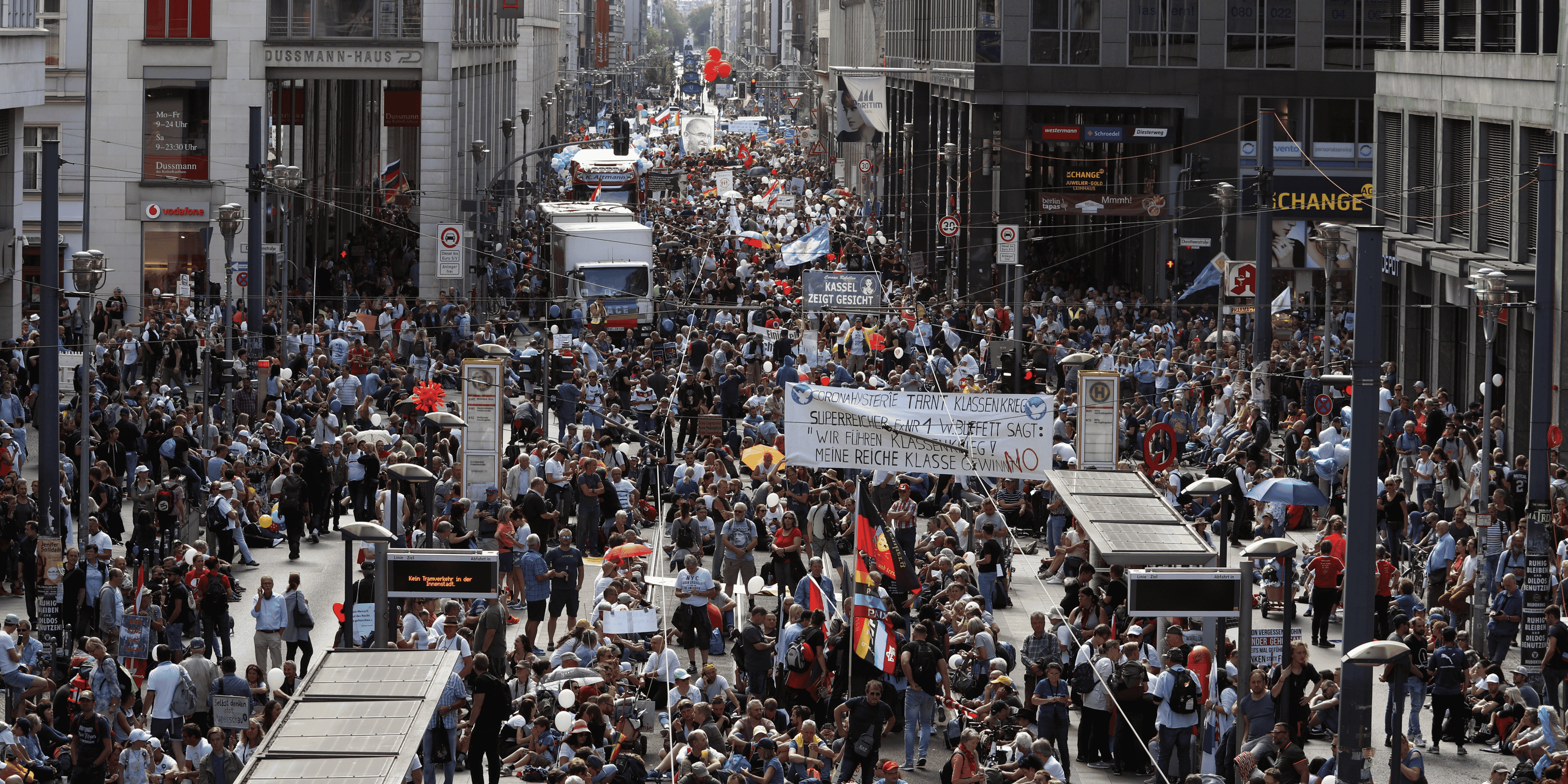 Allemagne: une manifestation contre les mesures sanitaires autorisee a berlin