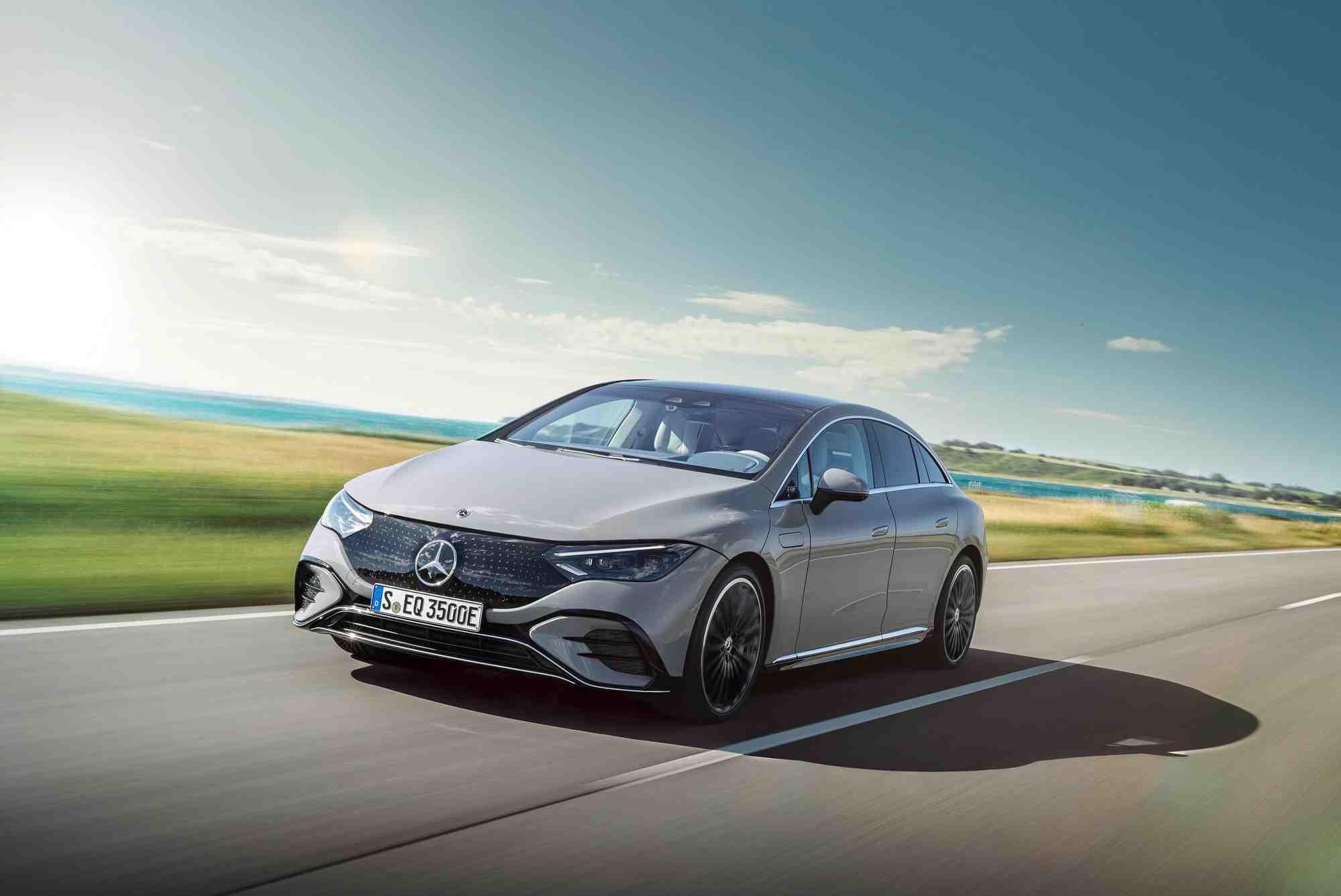 Le modèle électrique EQE de Mercedes.