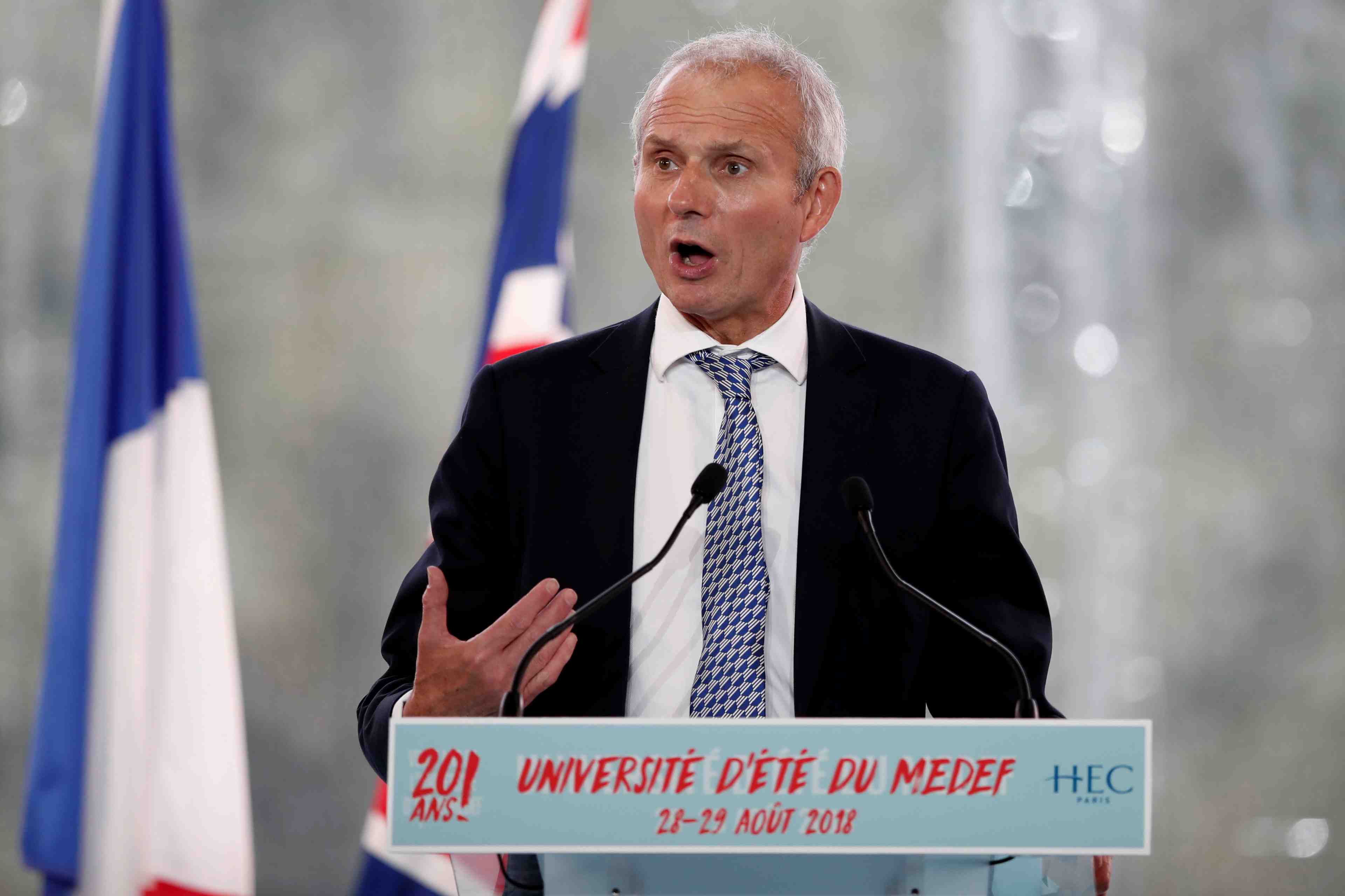 David Lidington, Medef, HEC,