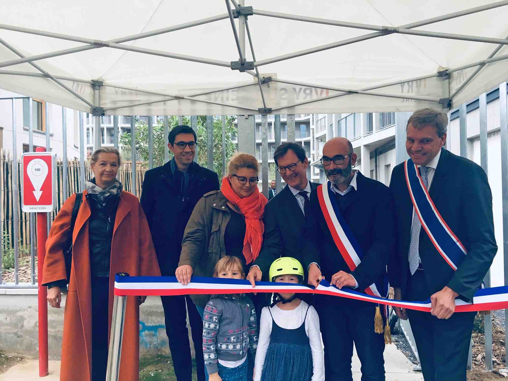 Inauguration du programme « Faubourg 94 » à Ivry-sur-Seine.