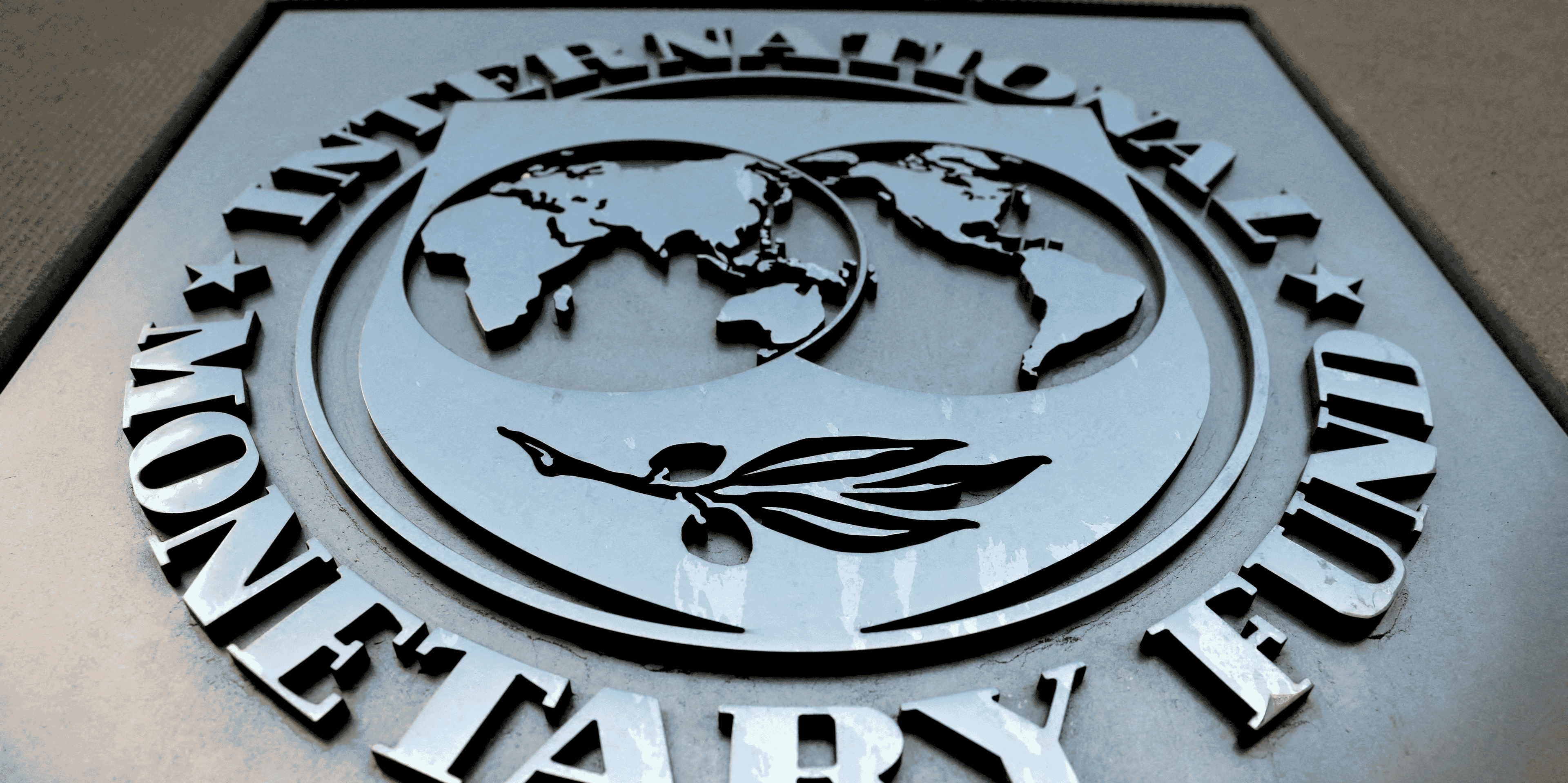 Photo d'archives du logo du fonds monetaire international (fmi)