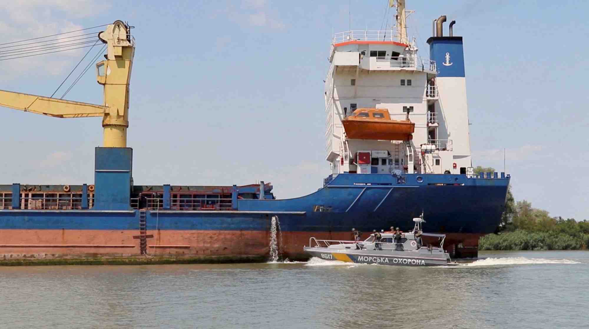 Photo d'archives d'un cargo dans la region d'odessa, en ukraine
