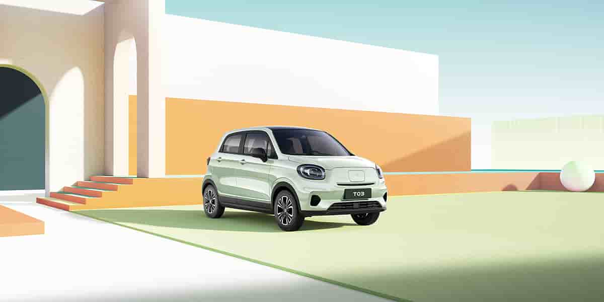 La Leapmotor T03, la petite chinoise électrique vendue par Stellantis.