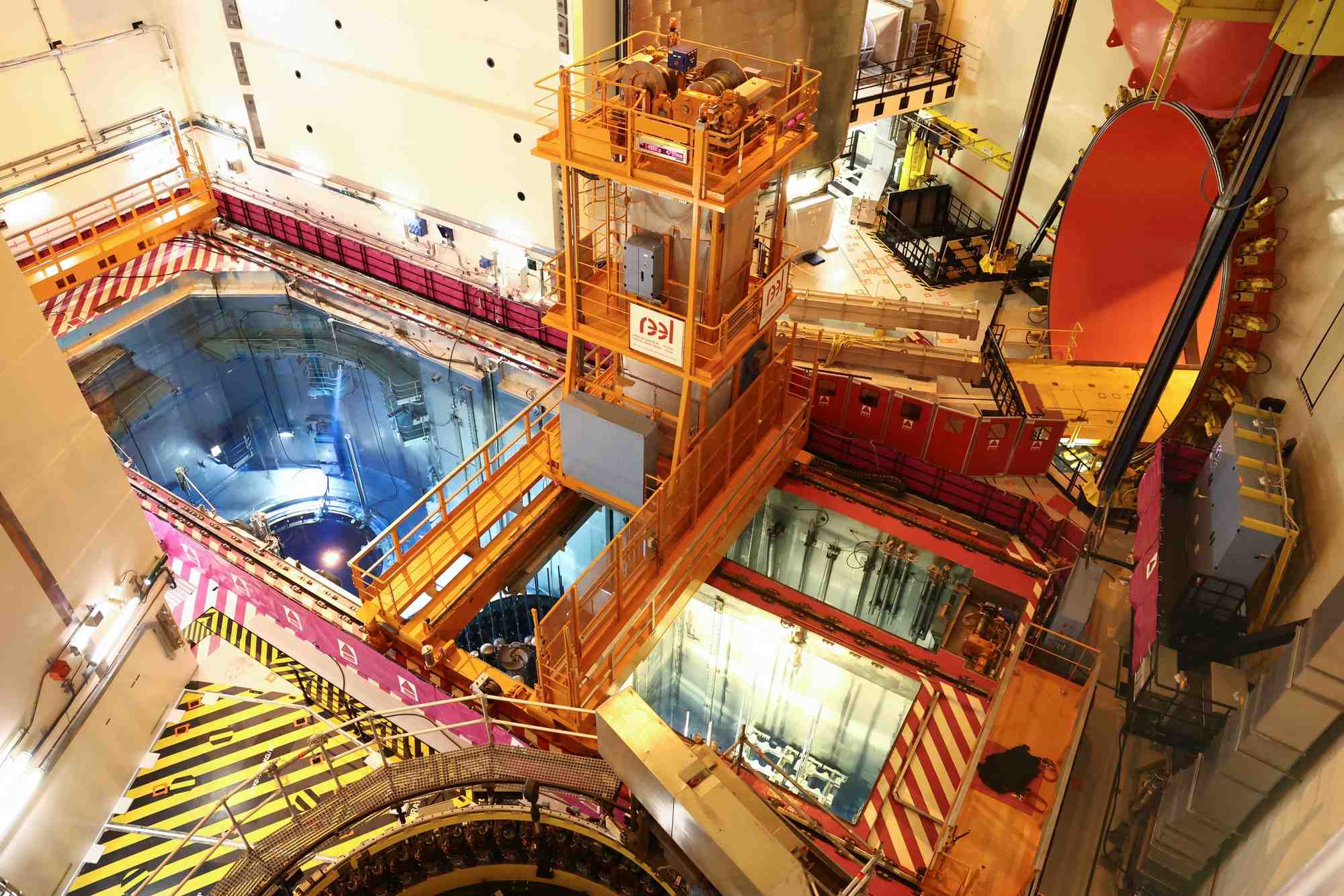 La centrale nucleaire de flamanville 3 (epr) dans le nord-ouest de la france