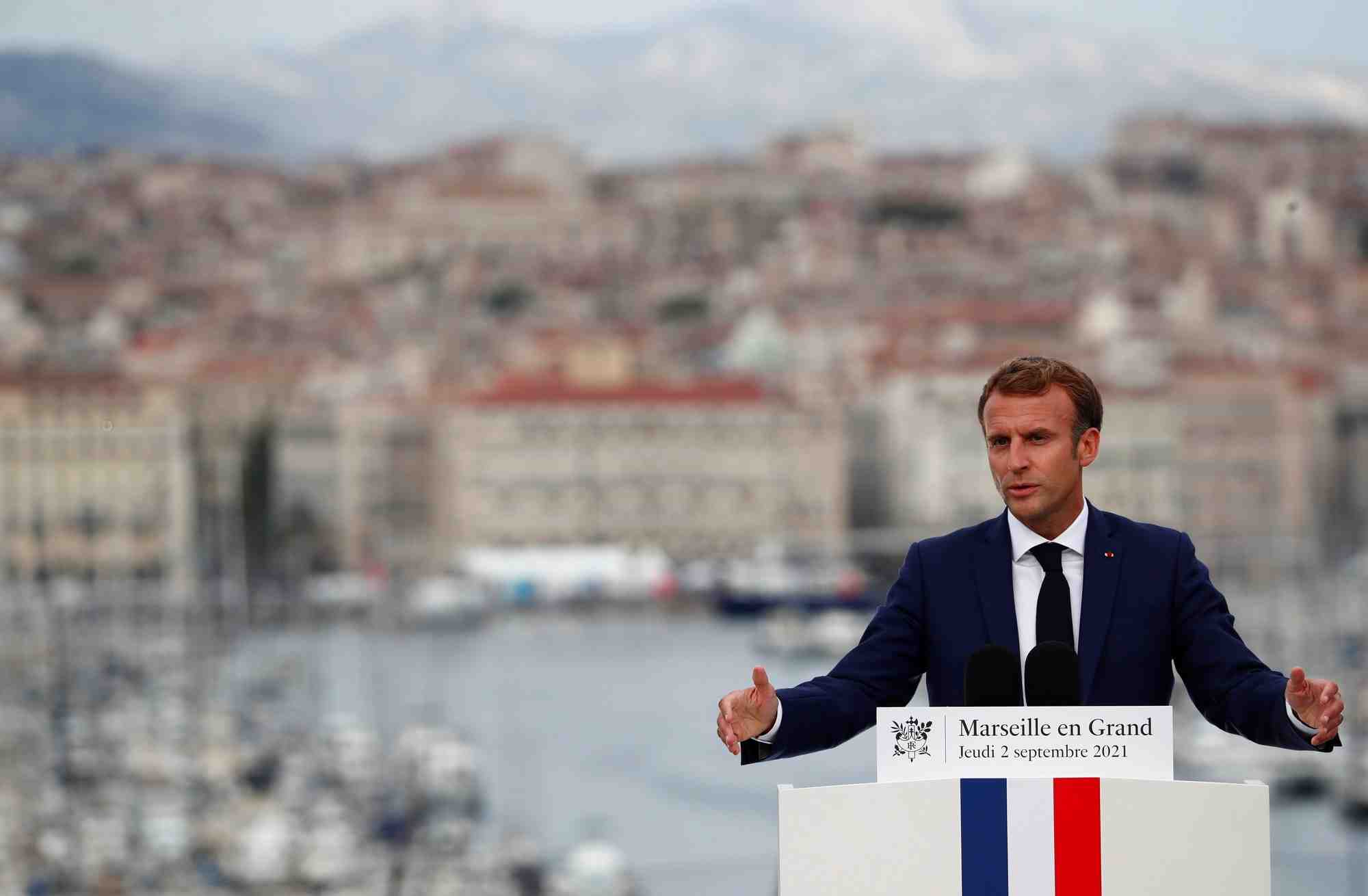 Macron annonce un plan d'ampleur pour marseille, "ville monde"