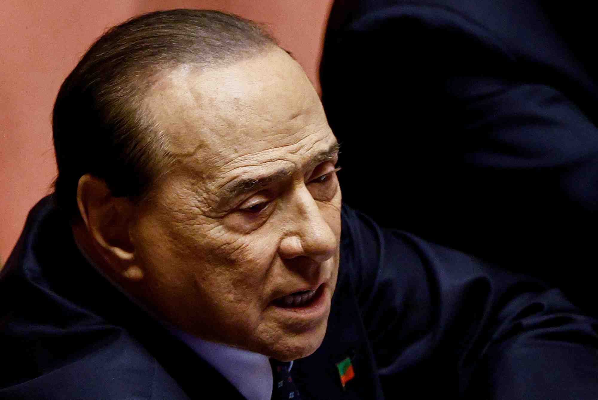 Photo d'archives de l'ancien president du conseil italien silvio berlusconi