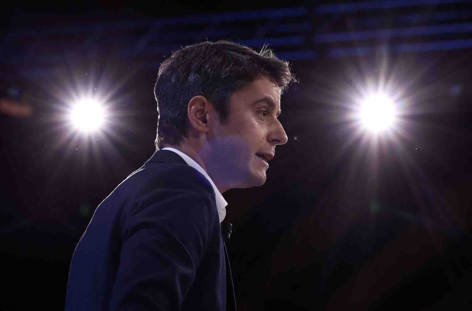 Le premier ministre francais gabriel attal