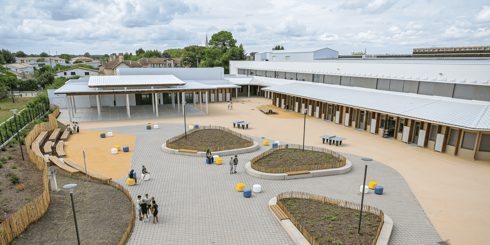 Le collège de Parempuyre, en Gironde.