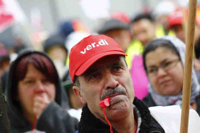 Le syndicat verdi met la pression sur deutsche post