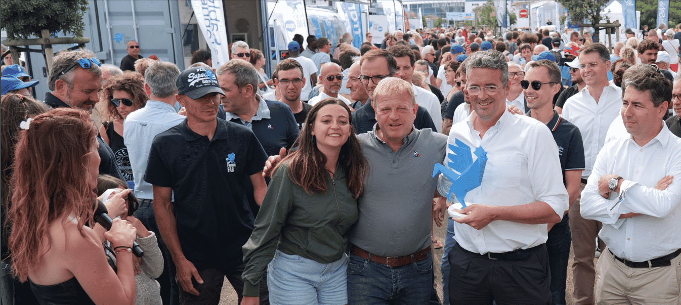 Lancement de l'événement French Fab Tour d'été aux Sables-d'Olonne.