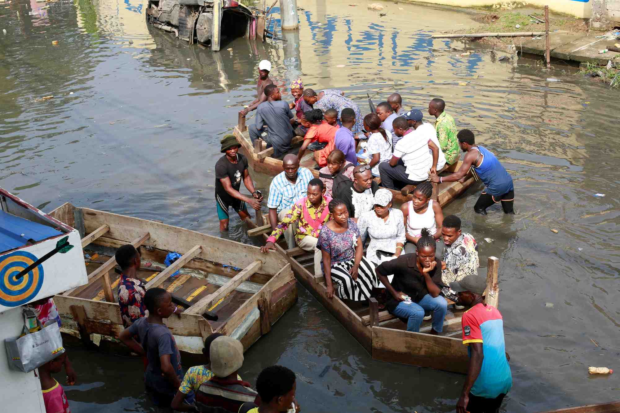 Le bassin du fleuve congo submerge par les inondations