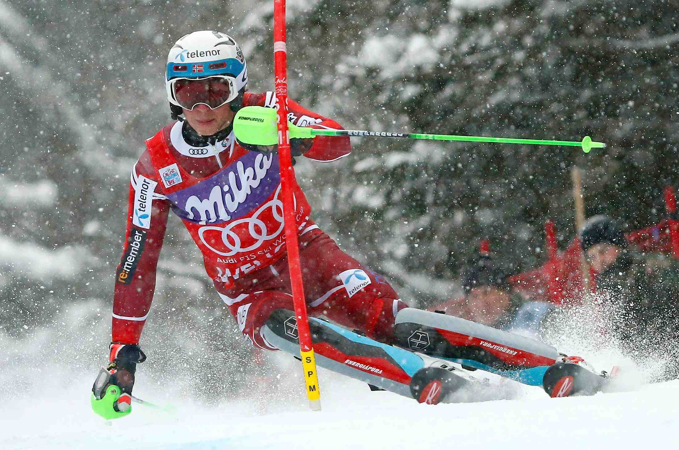 Nouvelle victoire pour kristoffersen sur le slalom de wengen