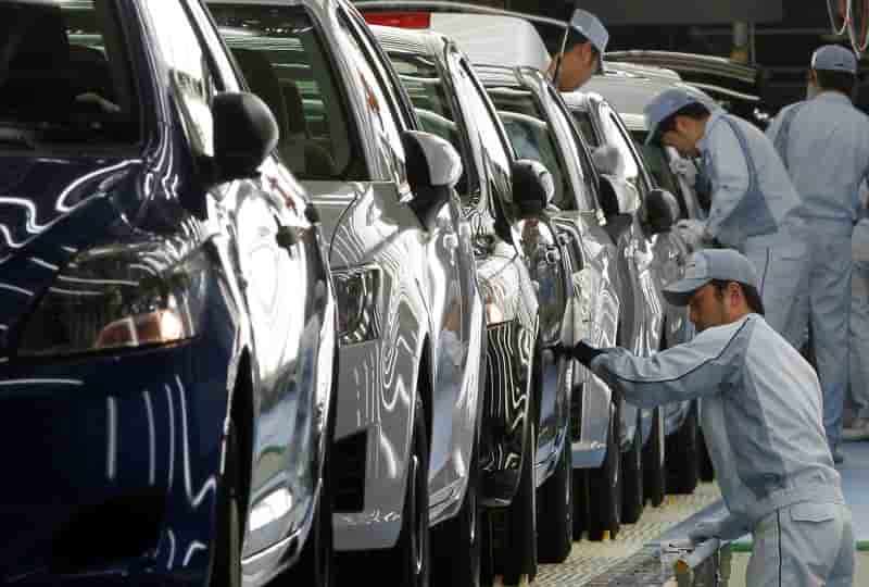 Arret de la production de toyota au japon du 8 au 13 fevrier