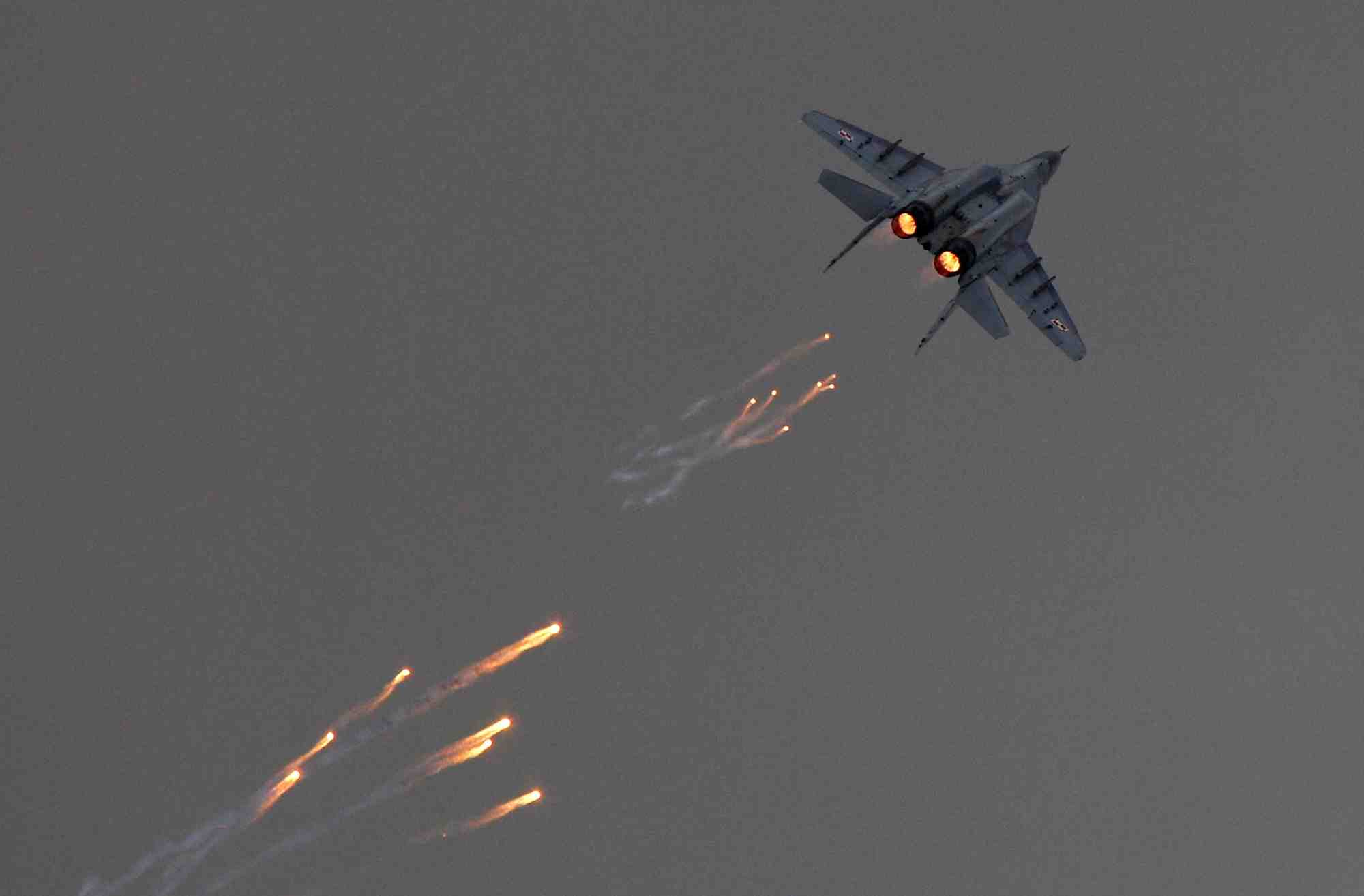 Un avion de chasse mig-29