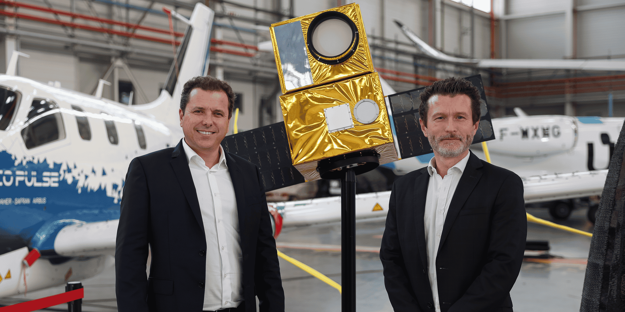 Les dirigeants de Sophia Engineering ont exposé le projet HYP4U lors du déplacement d'Emmanuel Macron à Toulouse en décembre dernier.