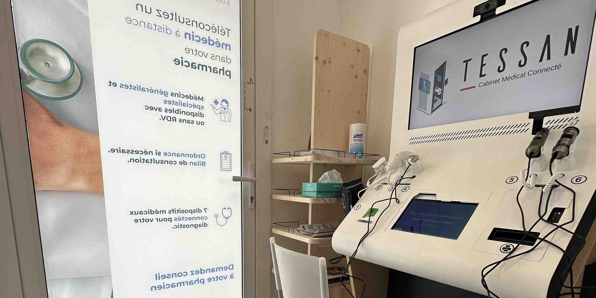 La Pharmacie de la gare à Brech (Morbihan) a déployé la téléconsultation augmentée.