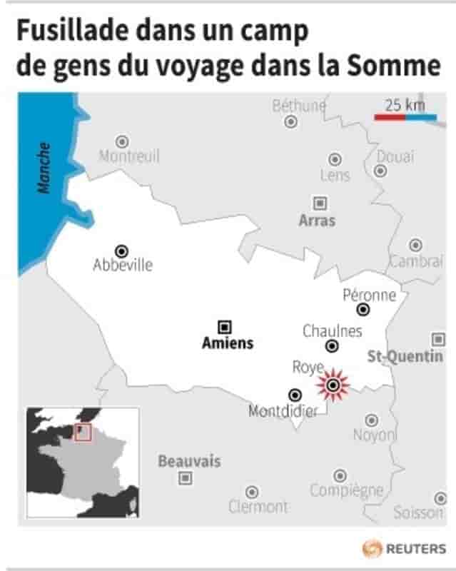 Fusillade dans un camp de gens du voyage dans la somme