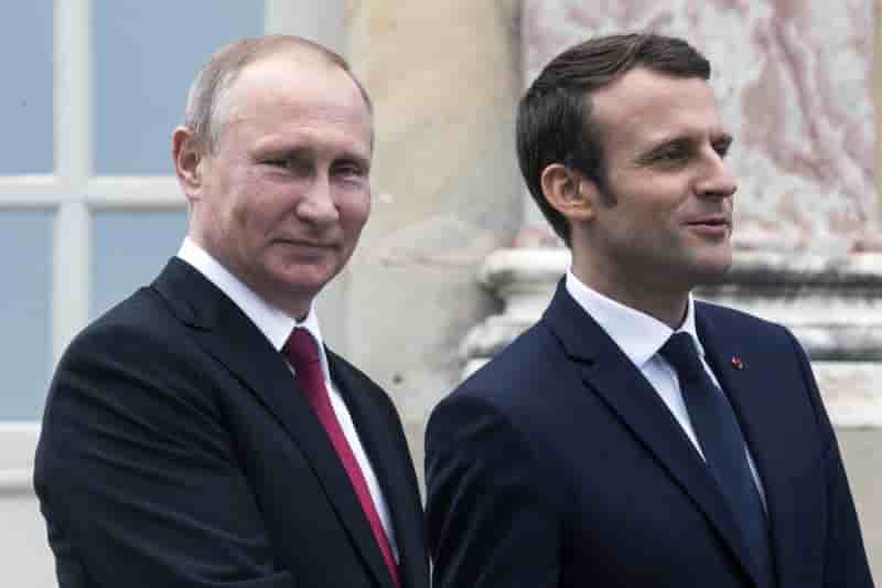 Syrie: macron presse poutine d'agir pour la ghouta est et idlib