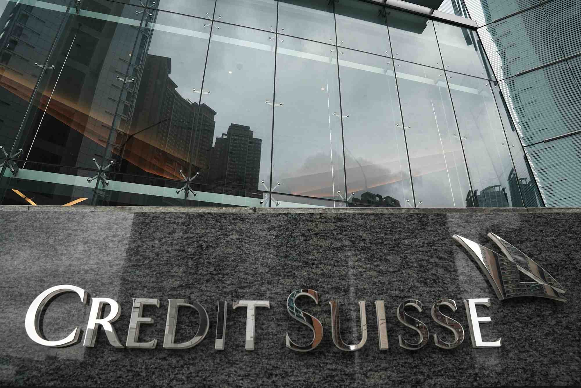 Un immeuble de bureaux credit suisse a hong kong