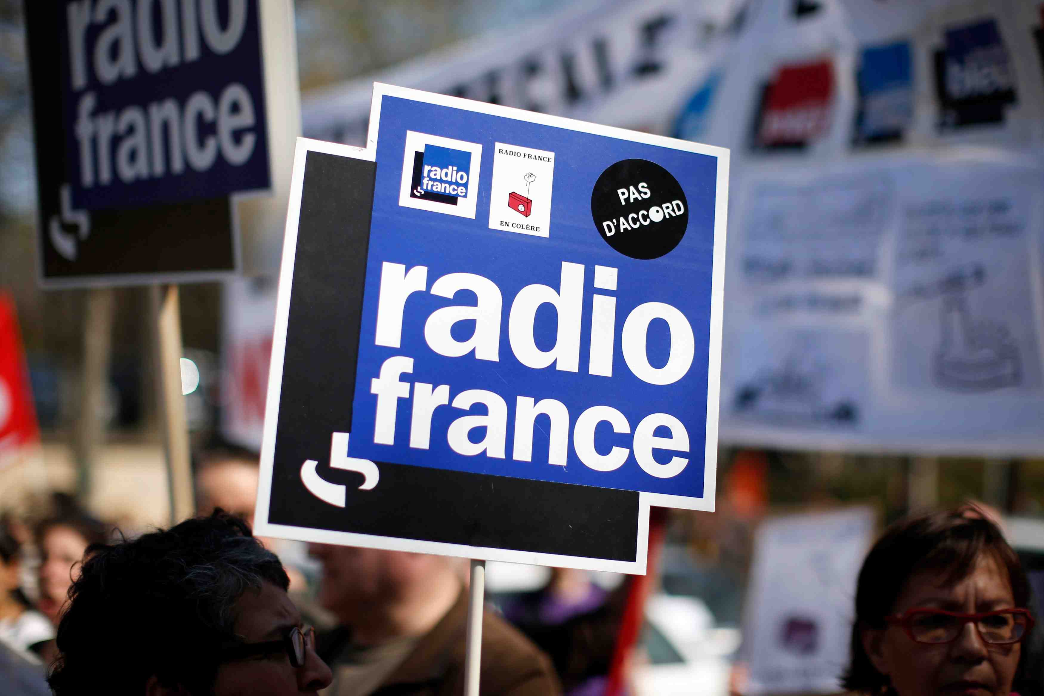 Fin de la greve a radio france