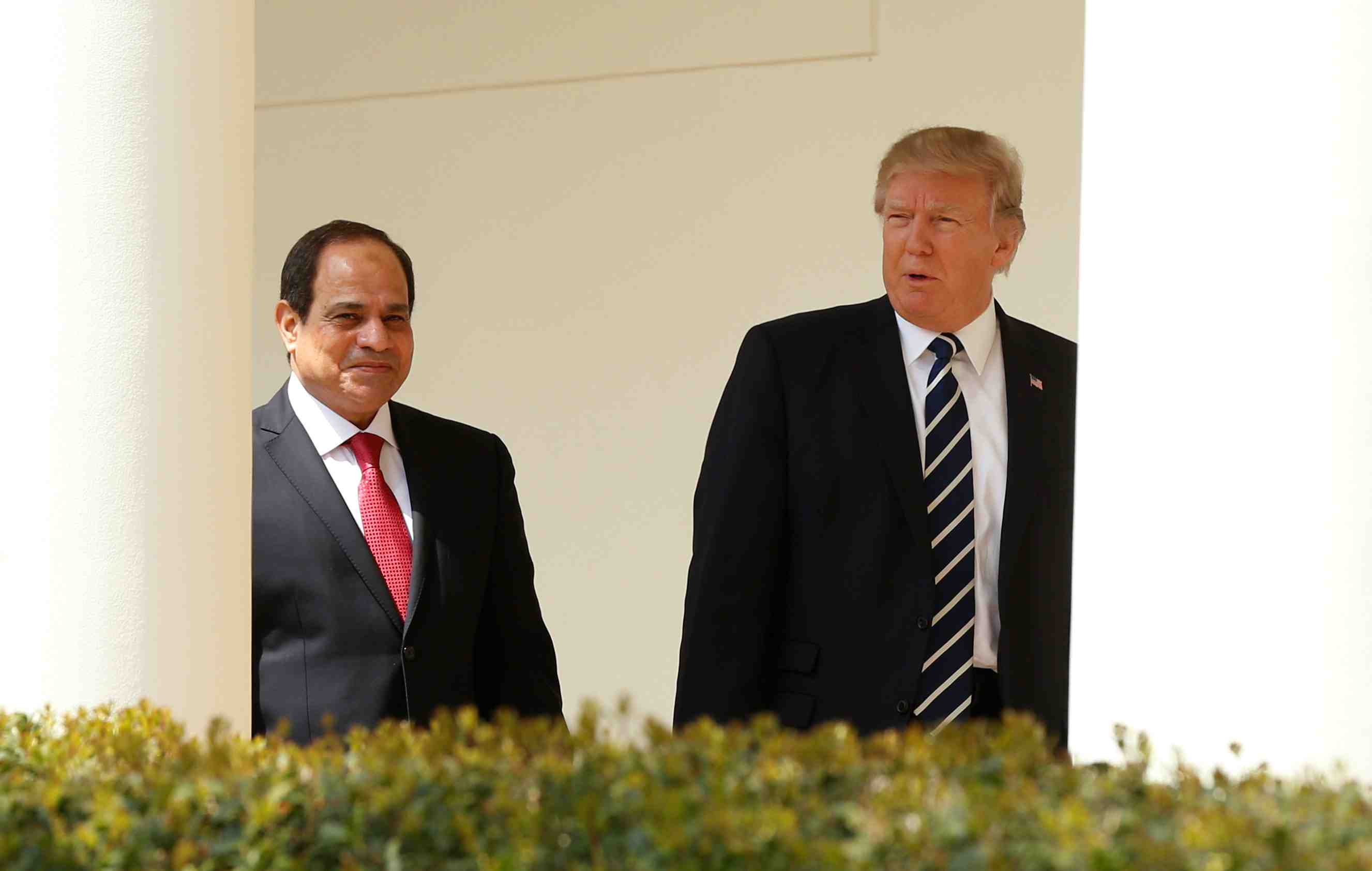 Lutte contre l'ei: trump apporte son soutien au president sissi