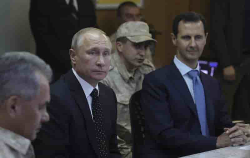 Poutine promet a assad de defendre la souverainete de la syrie