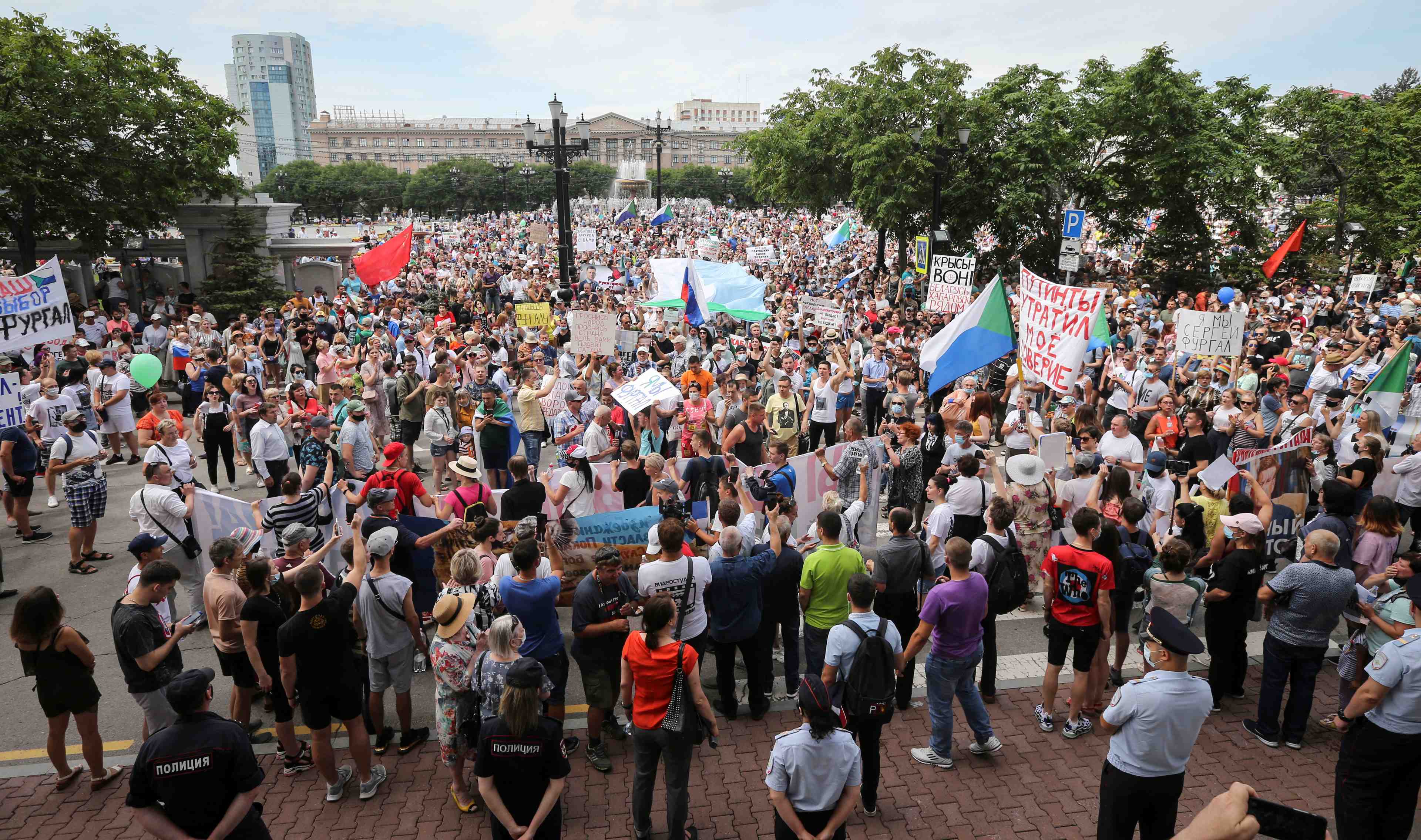 Russie: nouveau week-end de manifestation anti-kremlin a khabarovsk