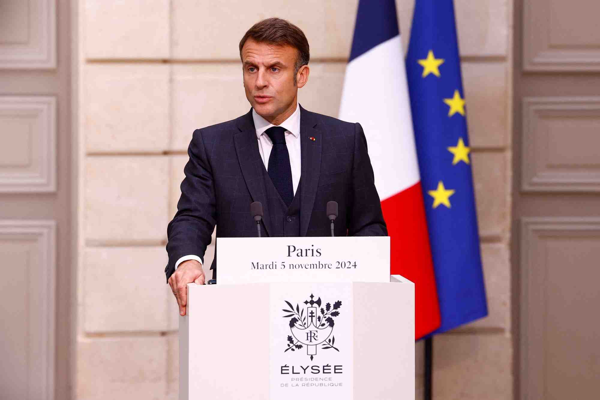 French president macron meets kazakh president tokayev in paris