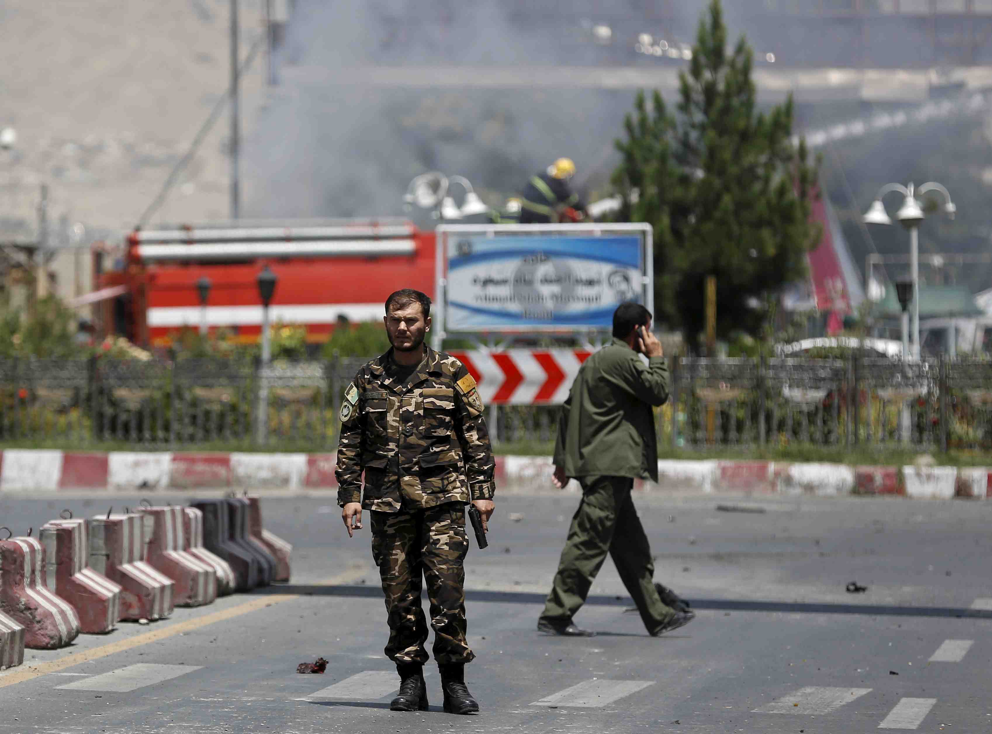 Violente explosion pres de l'aeroport de kaboul
