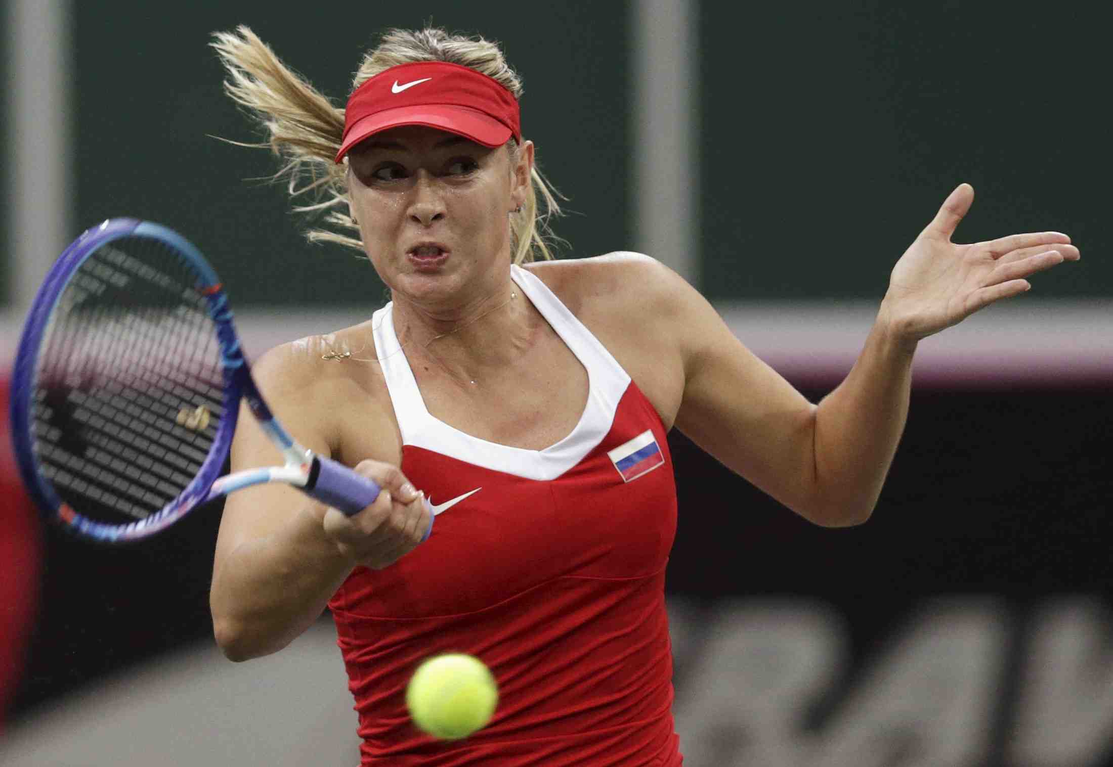 Sharapova egalise pour la russie