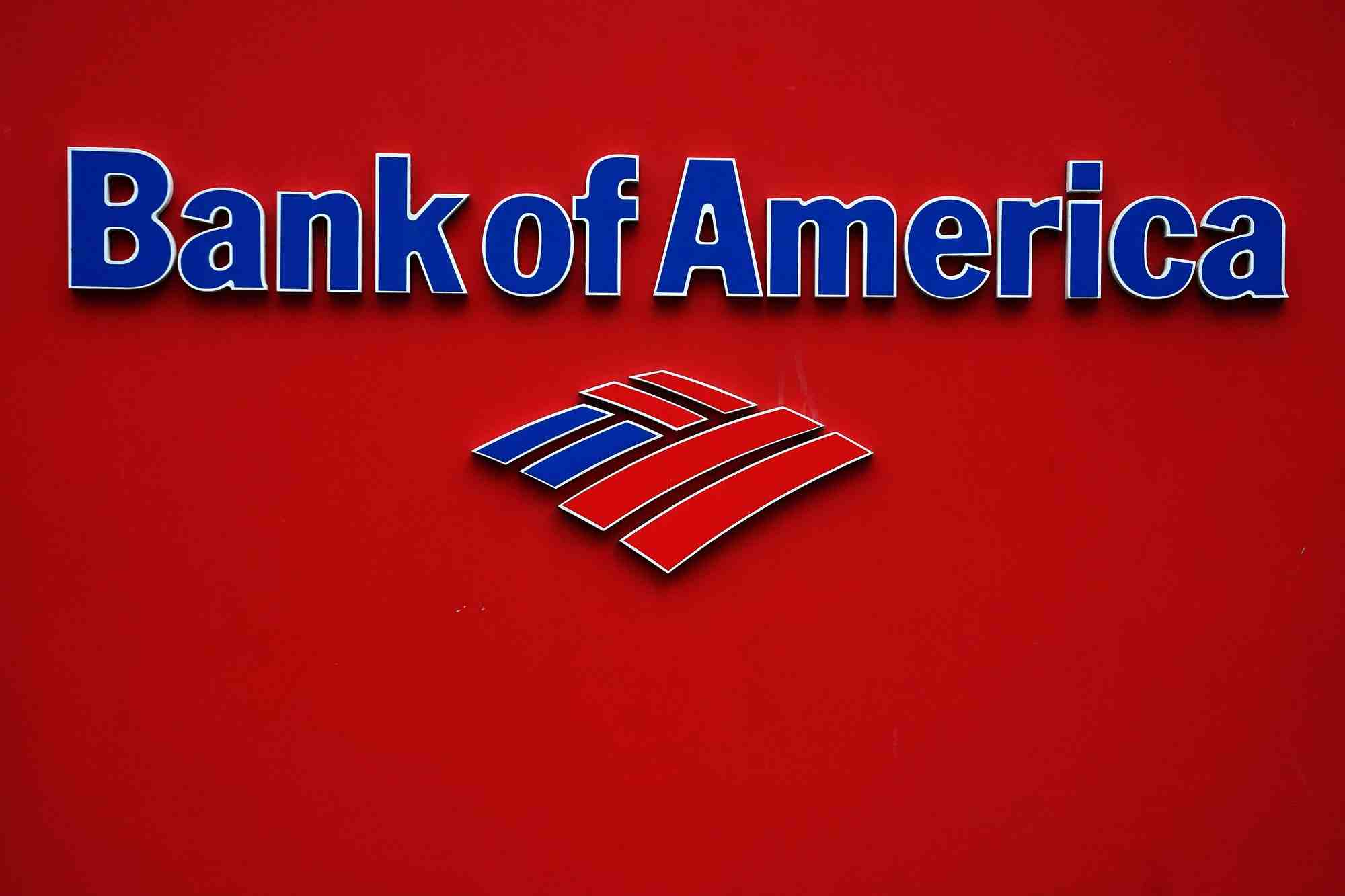 Le logo de bank of america