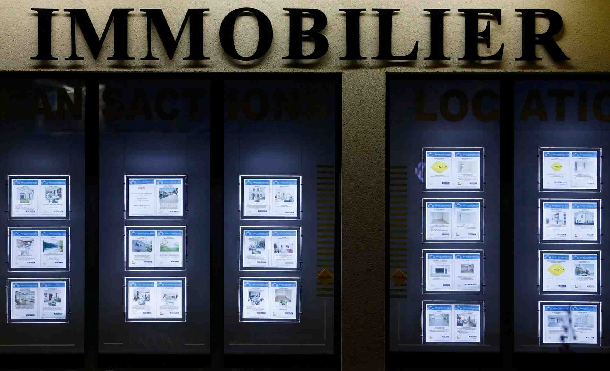 Illustration agence immobilière