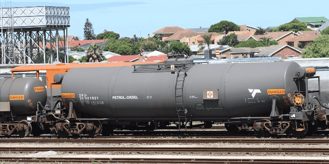 transport fuel chemin de fer afrique du sud