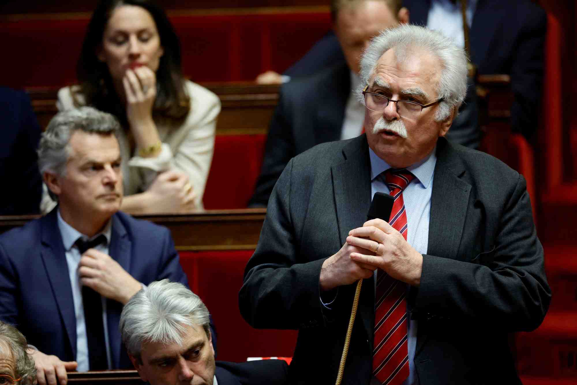 Le depute communiste andre chassaigne