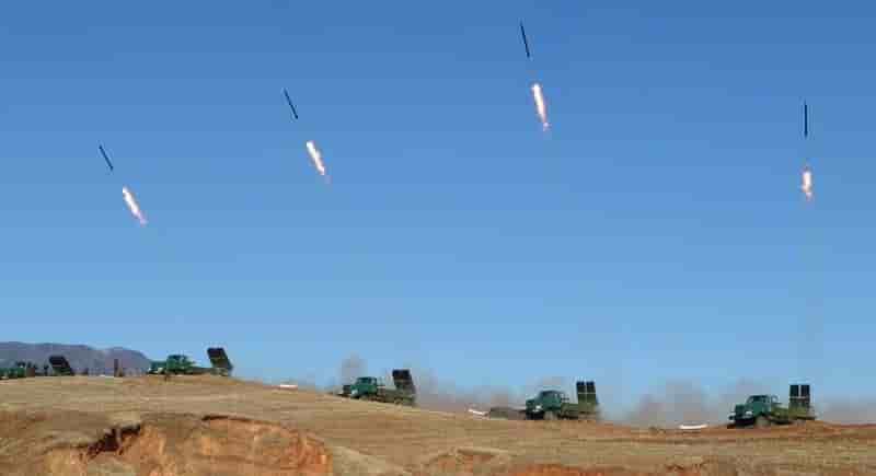 La coree du nord tire deux missiles de courte portee en mer
