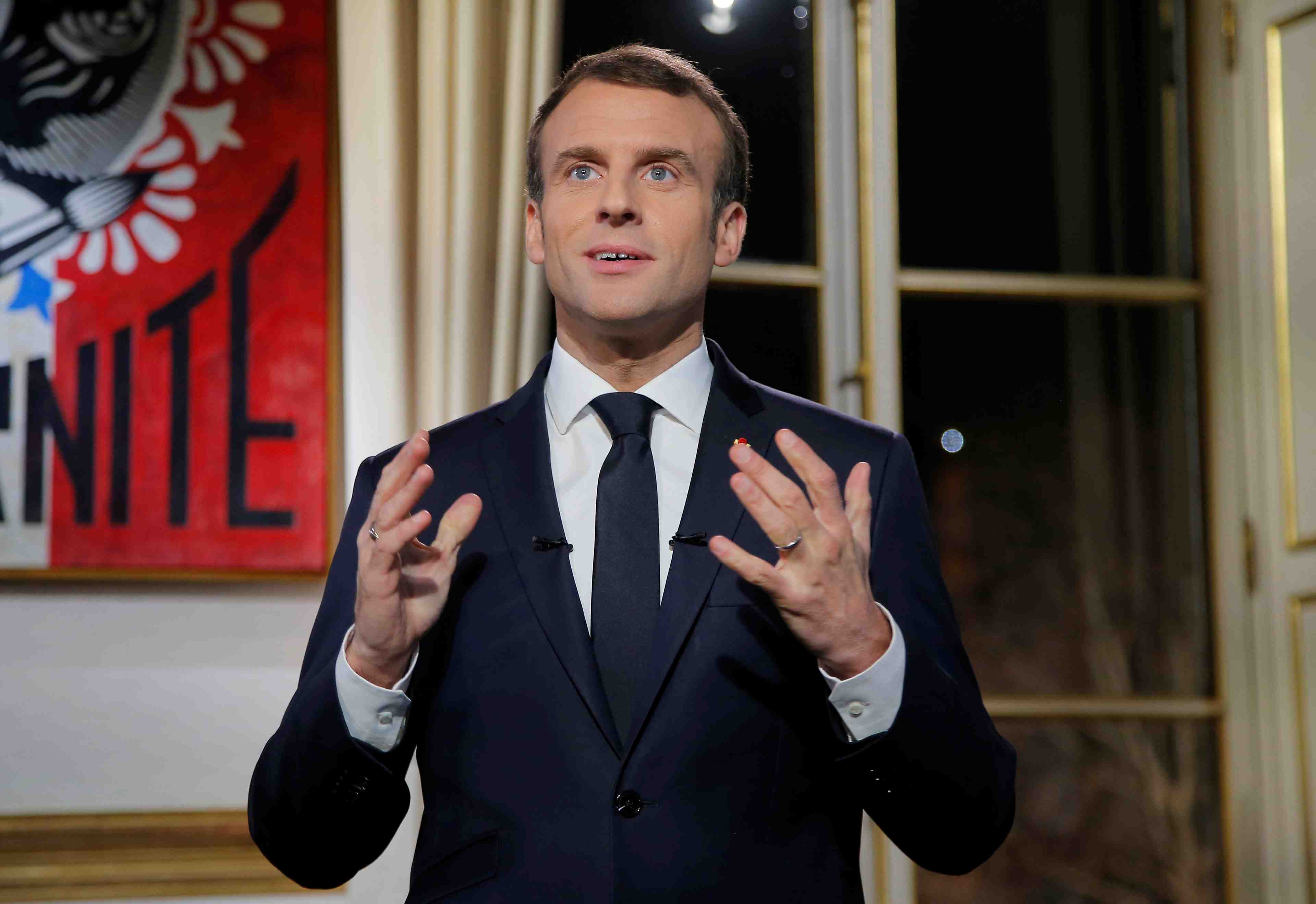 Macron, voeux présidentiels, nouvel an,
