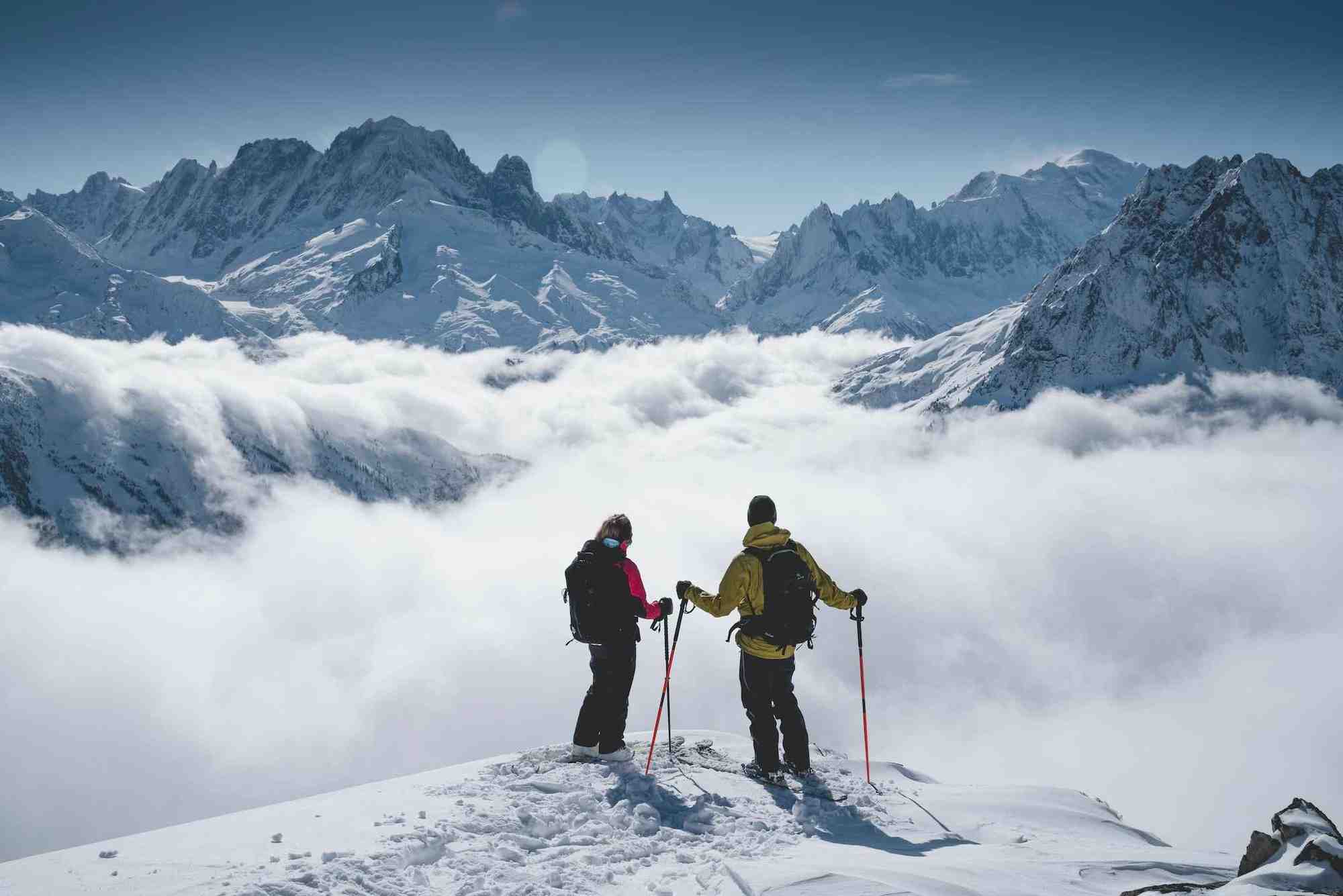 Chamonix montagne ski de randonnée
