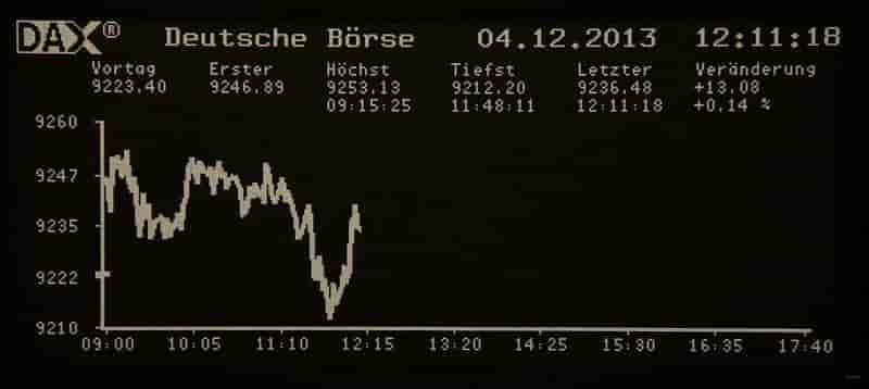 Les Bourses européennes dans le rouge à la mi-séance