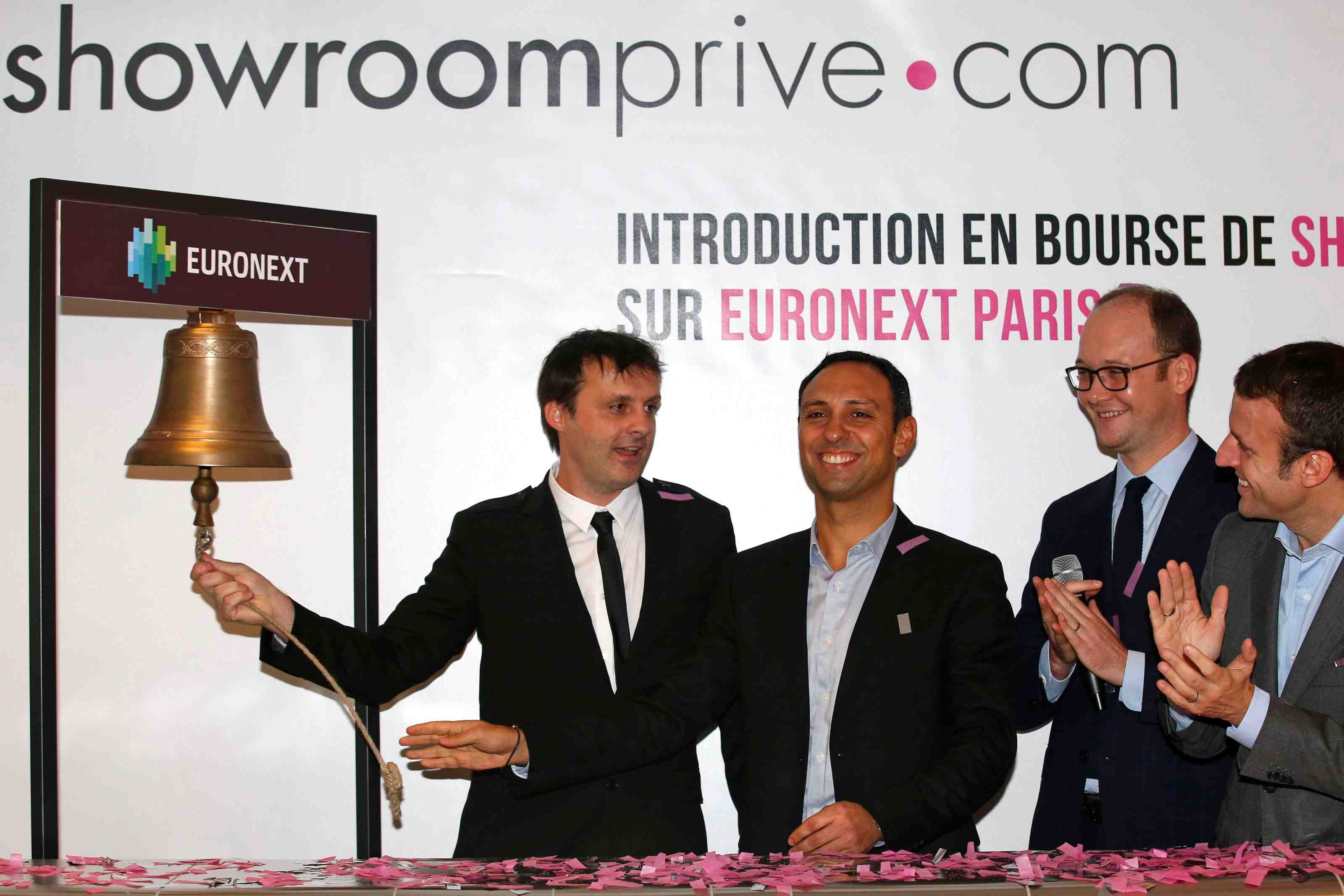 Difficiles debuts en bourse pour showroomprive