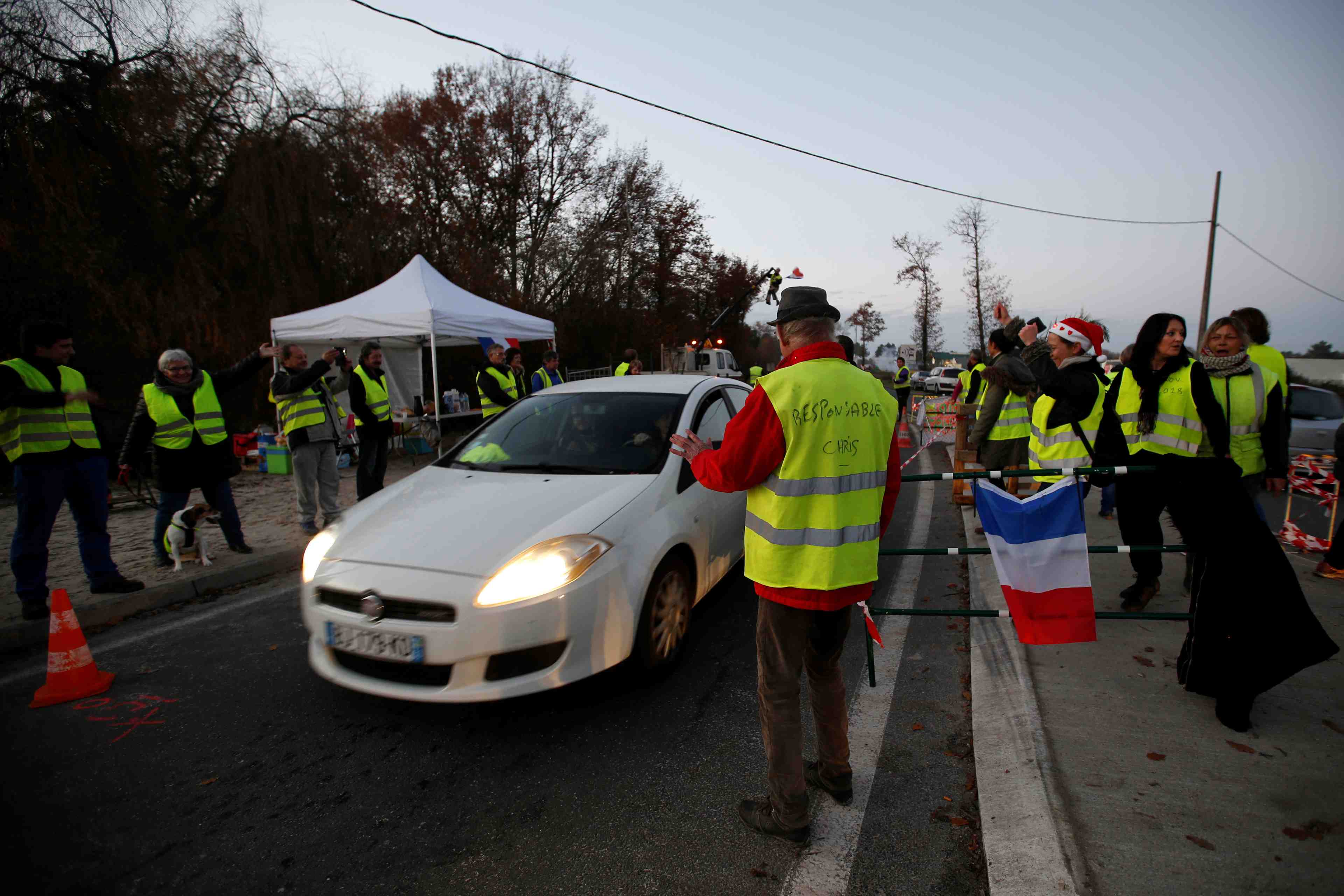 Le soutien des francais aux "gilets jaunes" flechit
