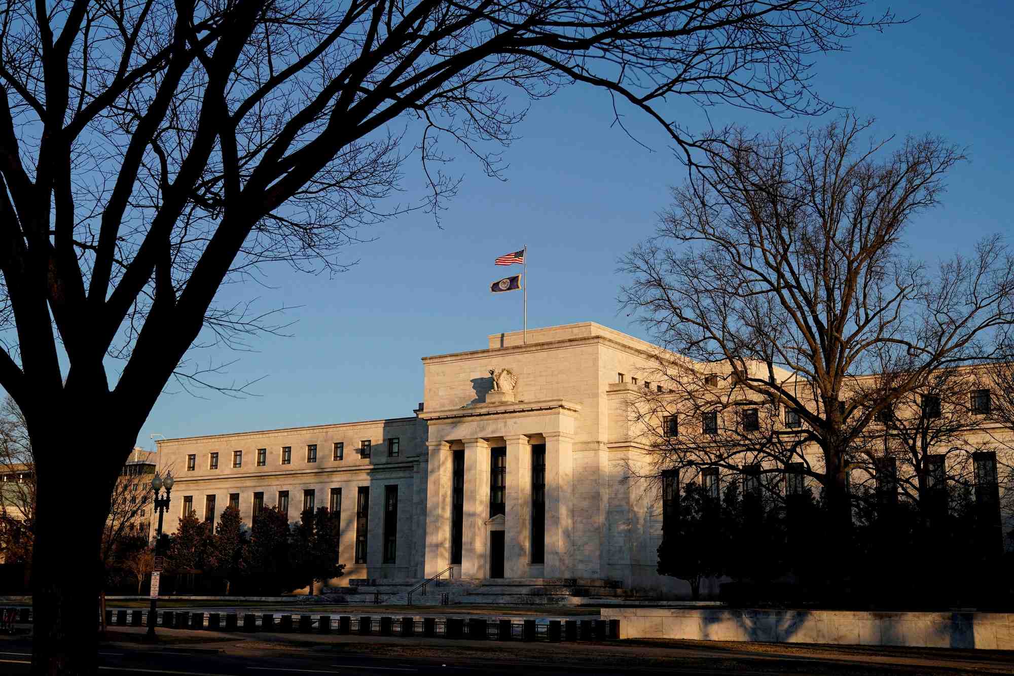 Le batiment de la reserve federale a washington, etats-unis