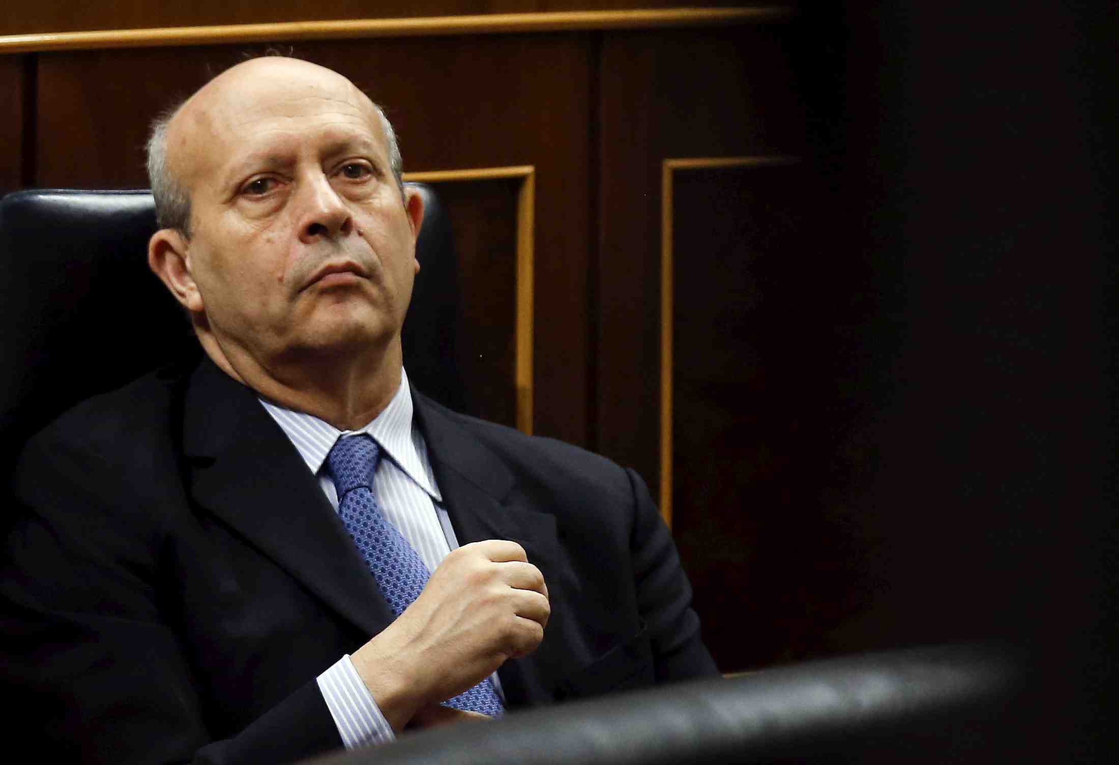 Remplacement du ministre espagnol de l'education, jose ignacio wert