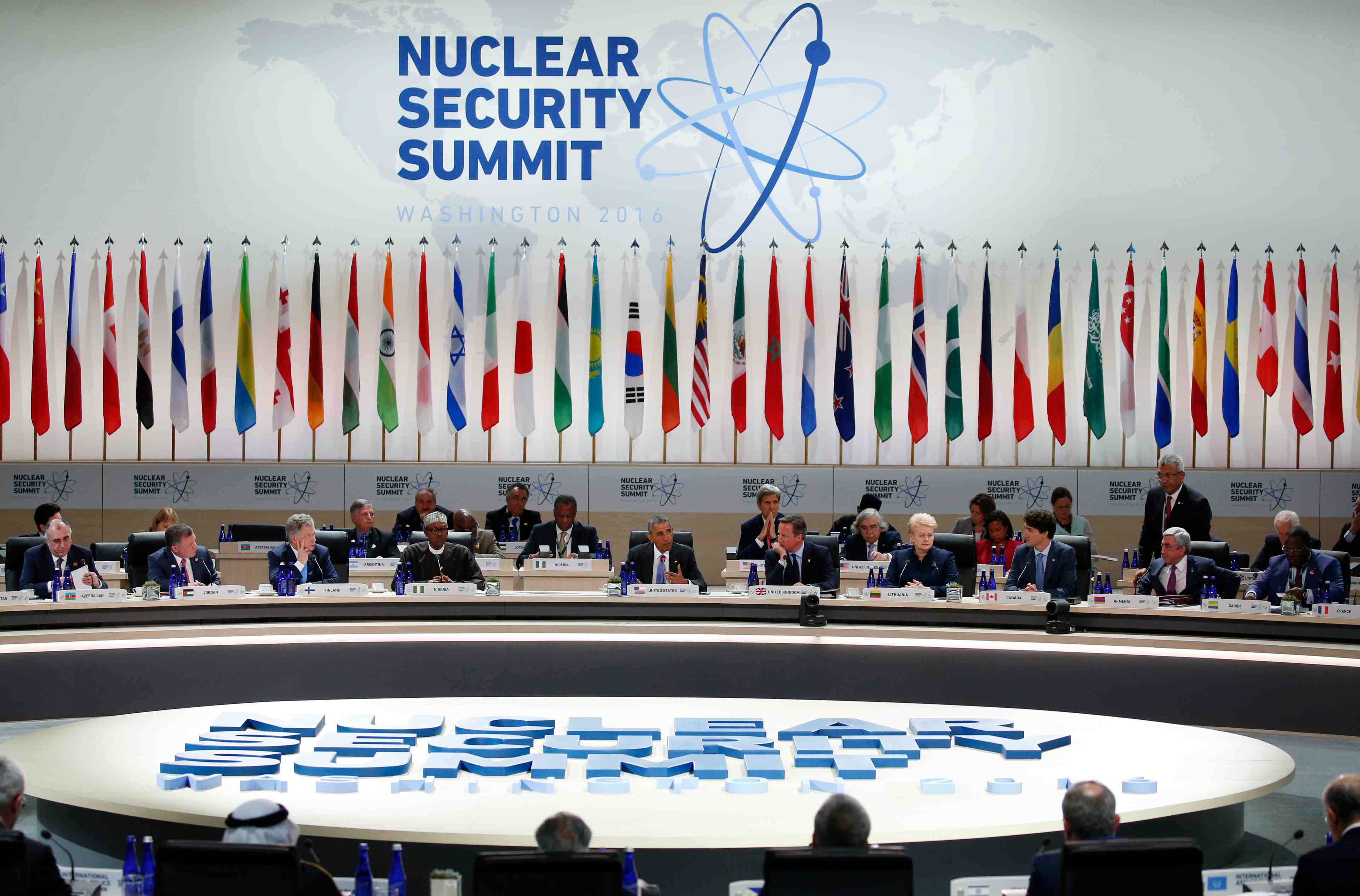 L'engagement contre la proliferation des armes nucleaires reaffirme au sommet de washington