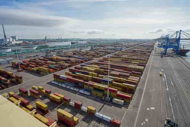 Le port du Havre en Normandie