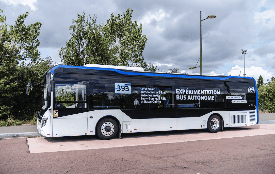 Le bus autonome RATP en test