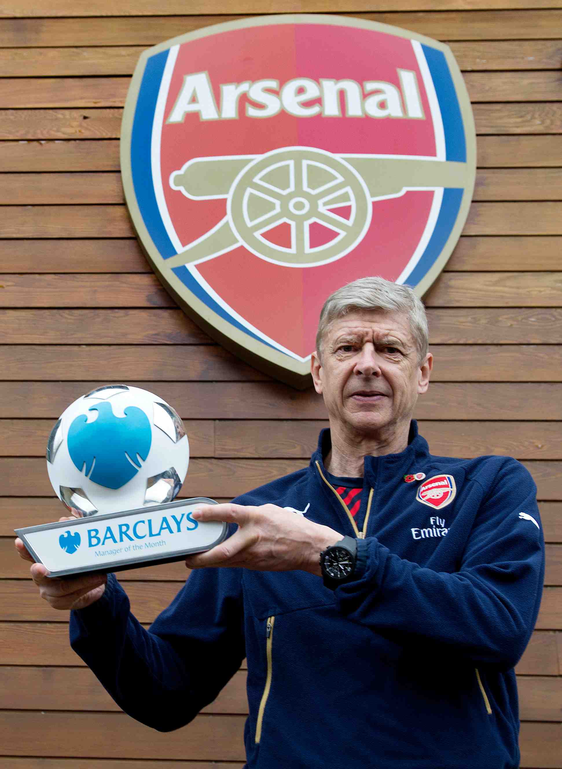 Wenger elu entraineur du mois d'octobre