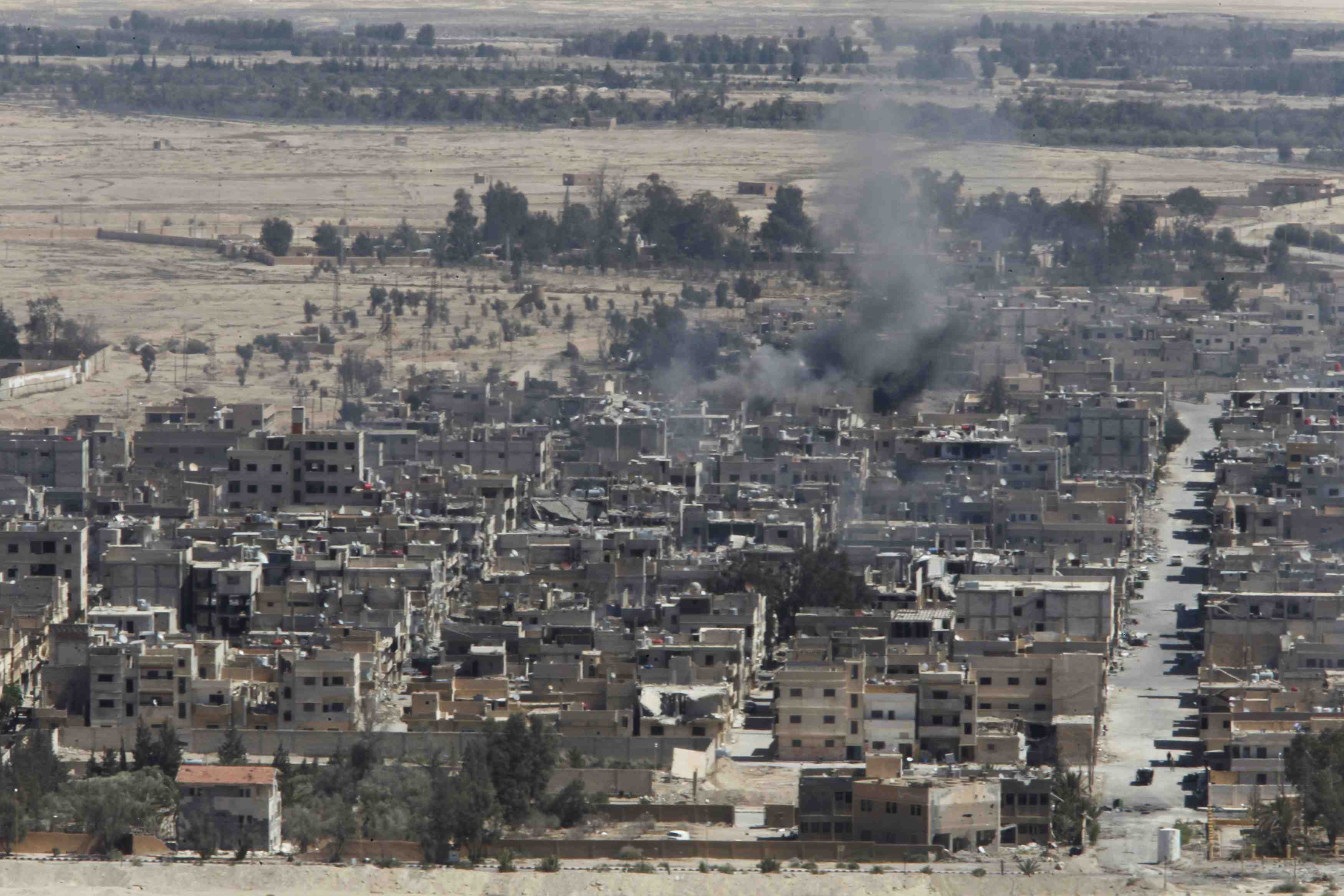 L'armee syrienne aurait decouvert une fosse commune a palmyre
