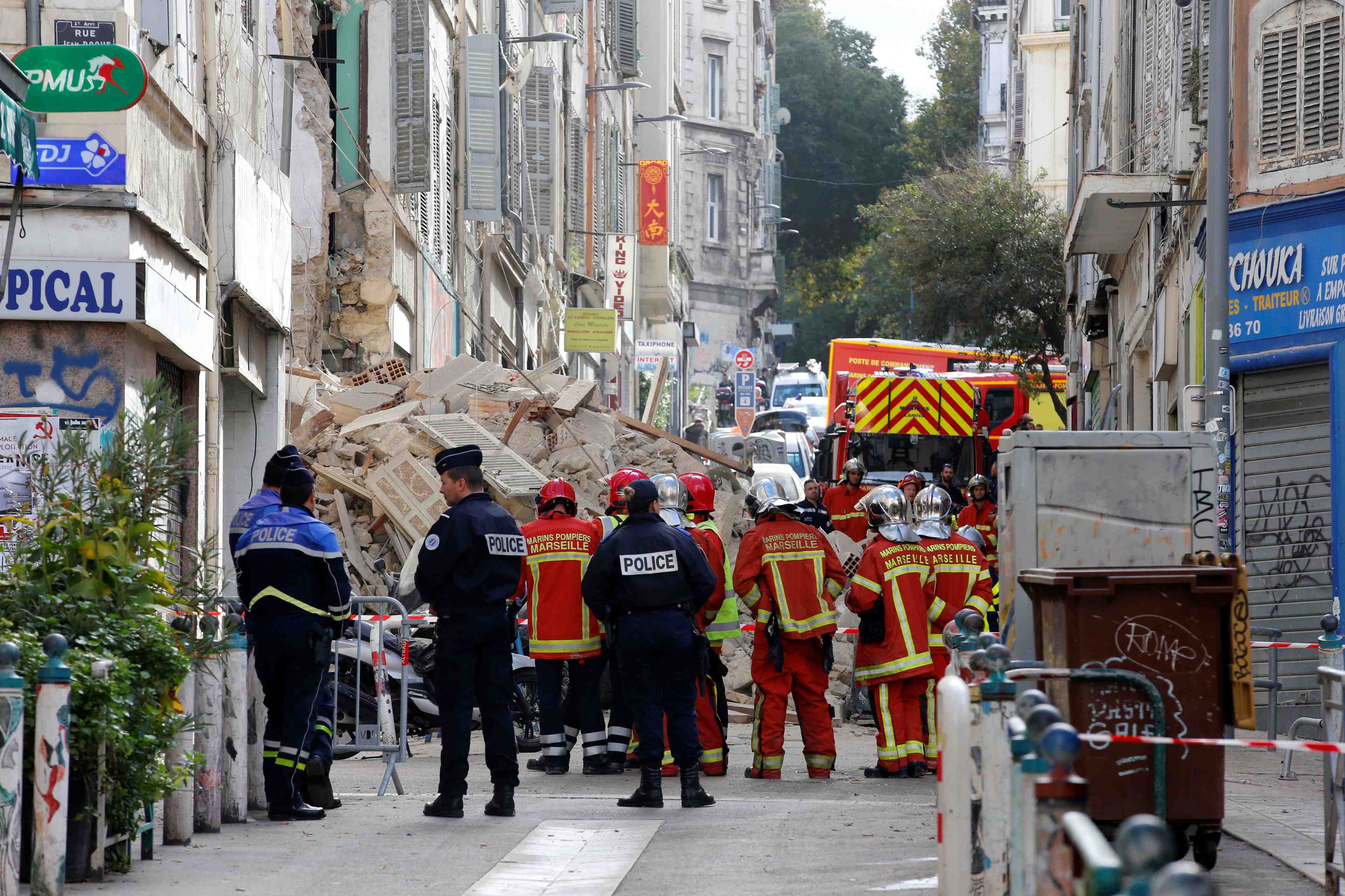 Marseille: un cinquieme corps decouvert dans les decombres des immeubles effondres