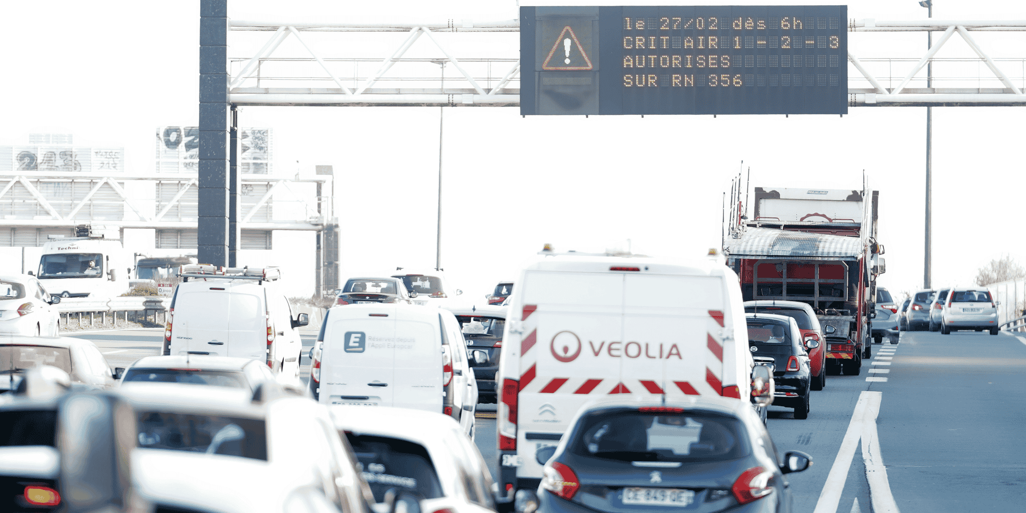 Lille, embouteillages, critair, pollution, voitures, circulation
